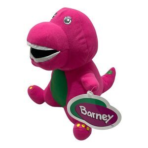 Barney & Friends 10” Plush Toy Factory Stuffed Purple Dinosaur Collectible